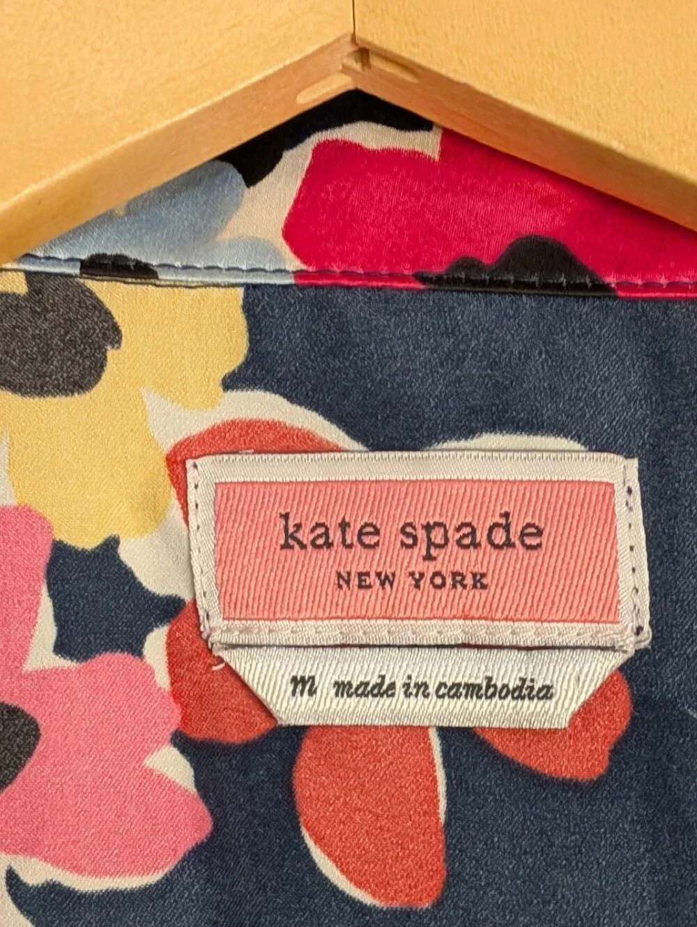 Kate Spade Floral Satin Pajama Set.... Size Medium